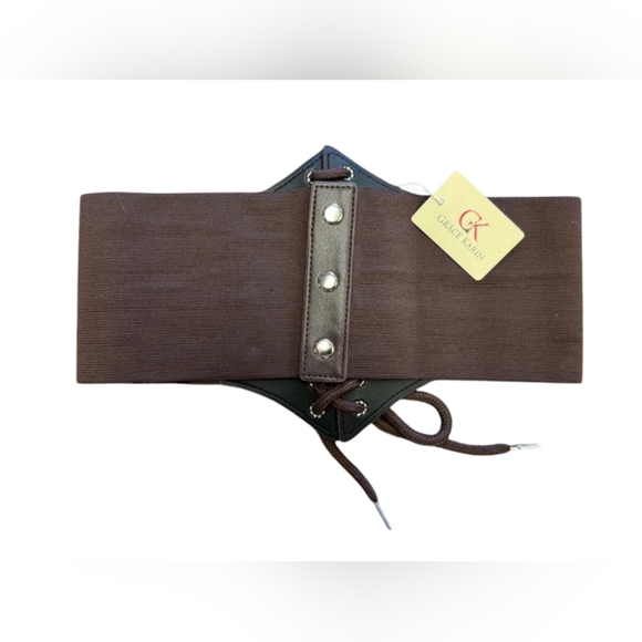 Grace Karin NWT Corset Belt Brown Size Small - Picture 5 of 8